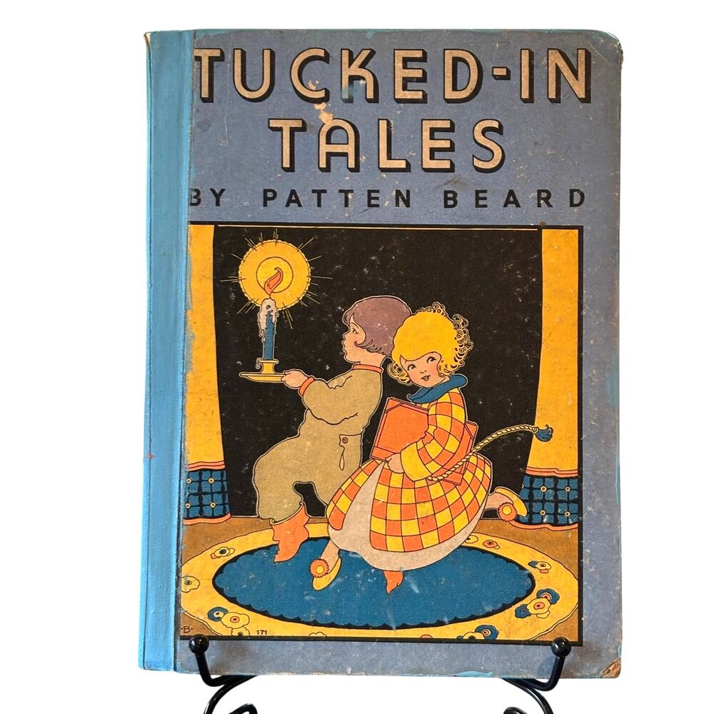 1935 Ed. Tucked-In Tales Book by Patten Beard, Rand McNally, Hardcover